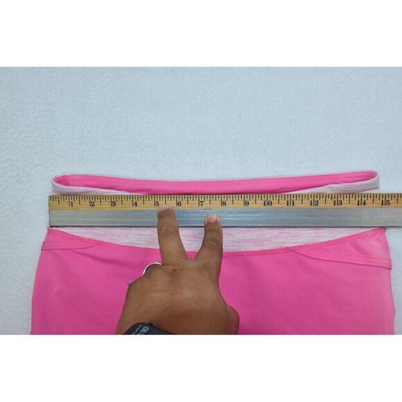 Lululemon Run Pace Women's Size 8 Crop Wee Are From Space Parfait Pink -Flaws- - Picture 14 of 15